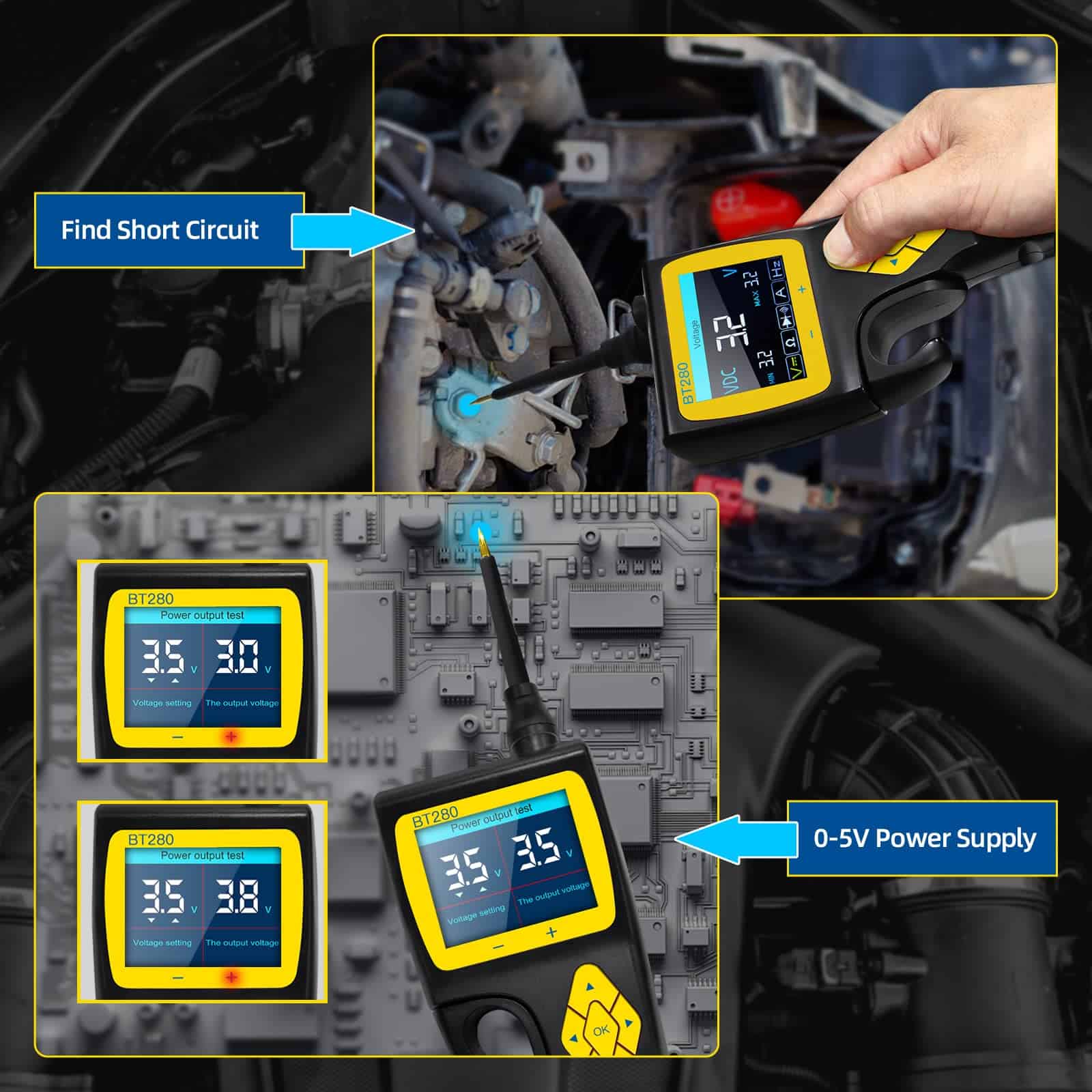 Probador de circuitos automotrices AUTOOL, Kit de sonda de - Imagen 9