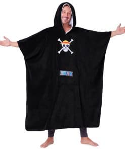 Manta con capucha One Piece para adultos y adolescentes