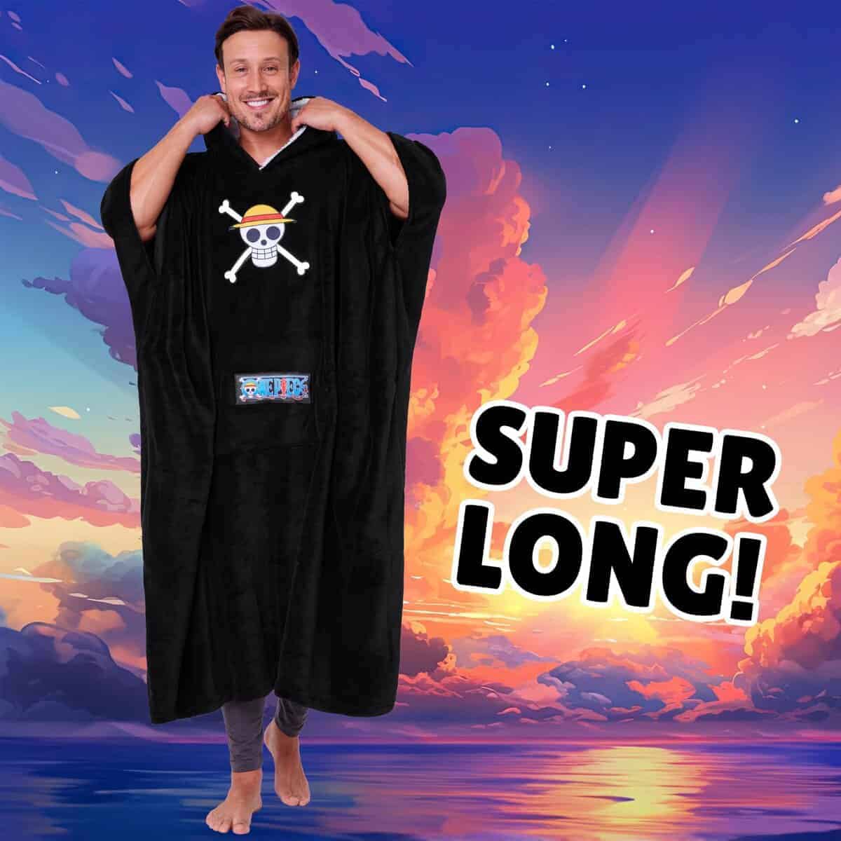 Manta con capucha One Piece para adultos y adolescentes - Imagen 5