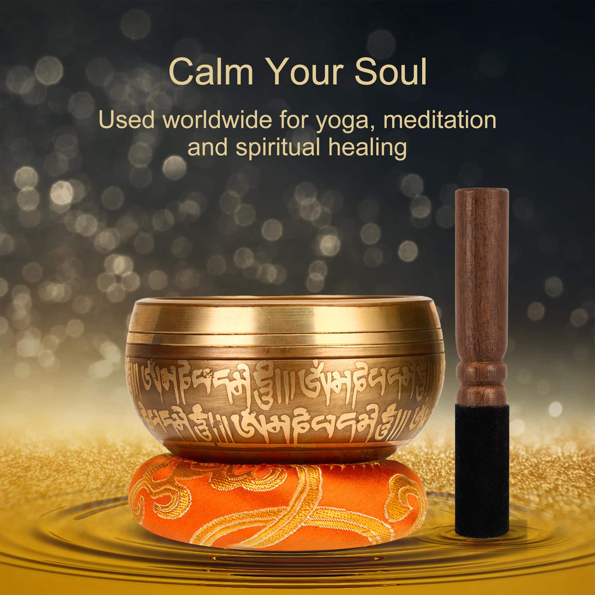 Set de Cuenco Tibetano The7boX - Fácil de Tocar para - Imagen 5