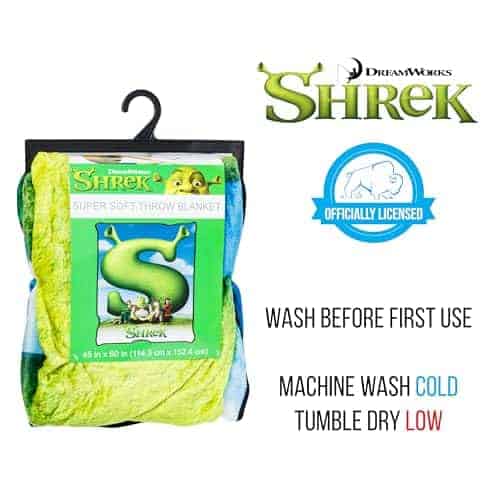 Manta de Franela Shrek con Póster de la Película con Asno, - Imagen 4