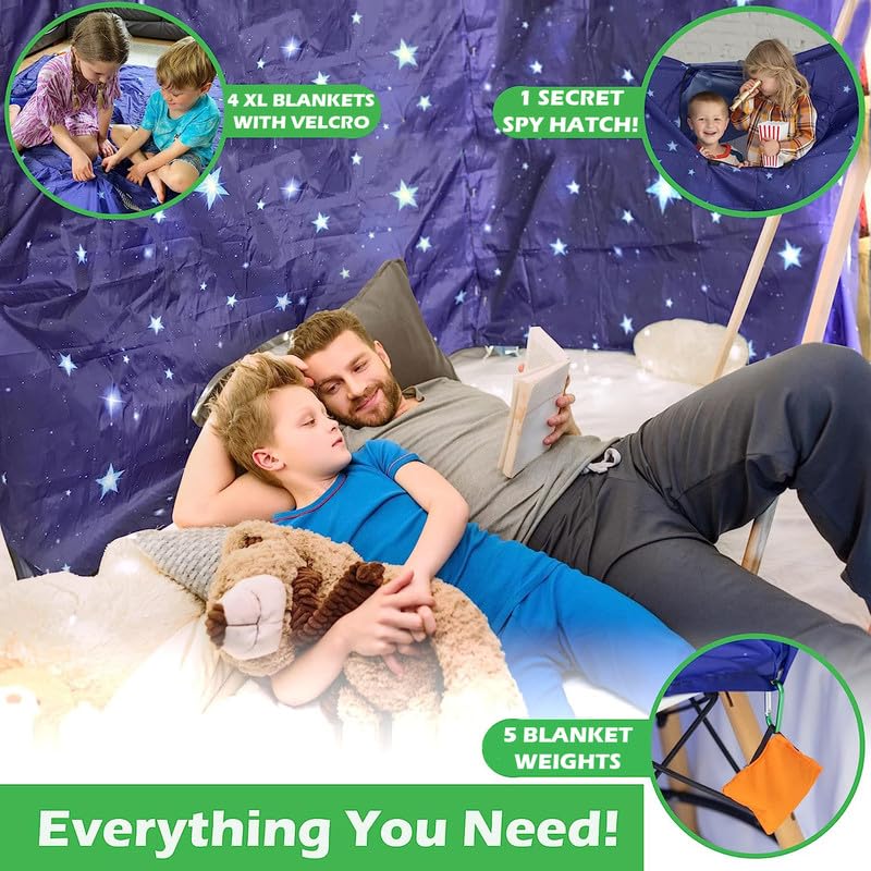 Kit de Construcción de Fortalezas Molcey para Niños 4-8 - Imagen 4