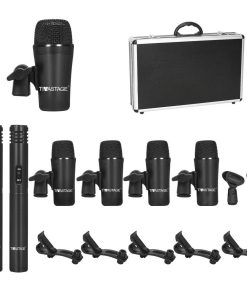 Kit de Micrófonos de Tambor Dinámico con Cable TIWA de 7