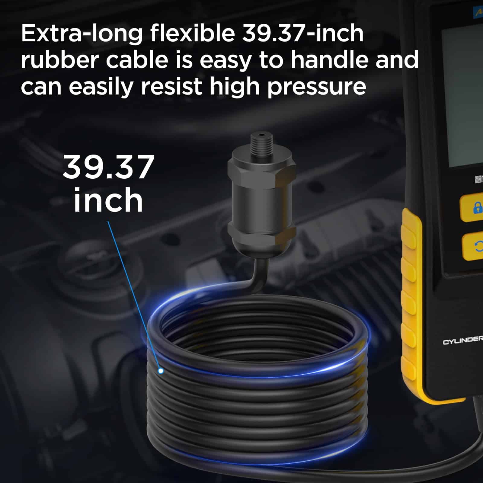 AUTOOL Probador de Compresión Digital Herramienta de Prueba - Imagen 8