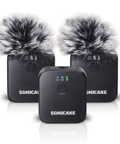 Micrófono Lavalier Inalámbrico SONICAKE 2.4GHz 164 pies/50M