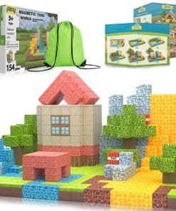 Truine 154pcs, Bloques de Construcción Magnéticos, Regalos