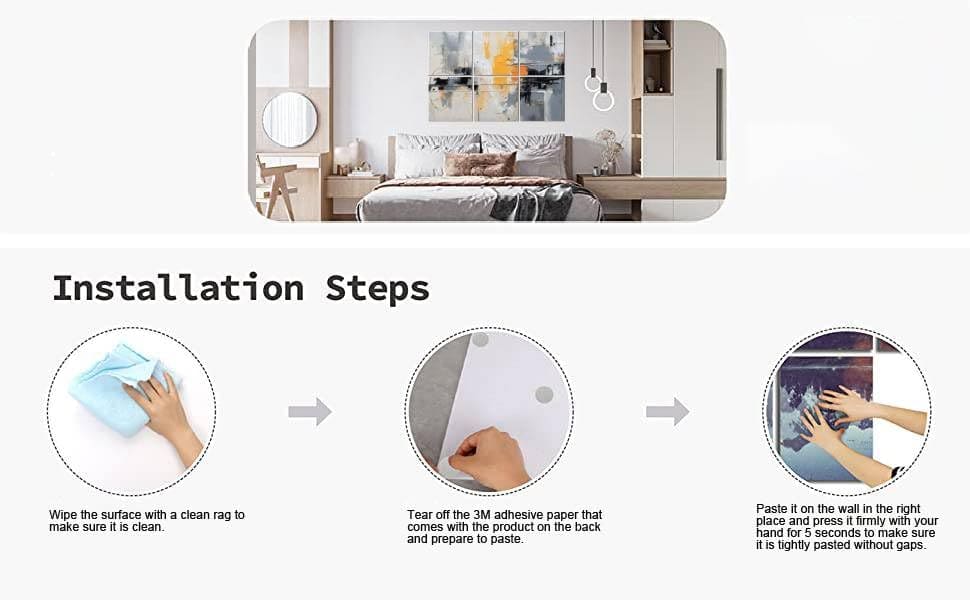 6 Pack Paneles Acústicos de Arte Abstracto Realismo Amplias - Imagen 7