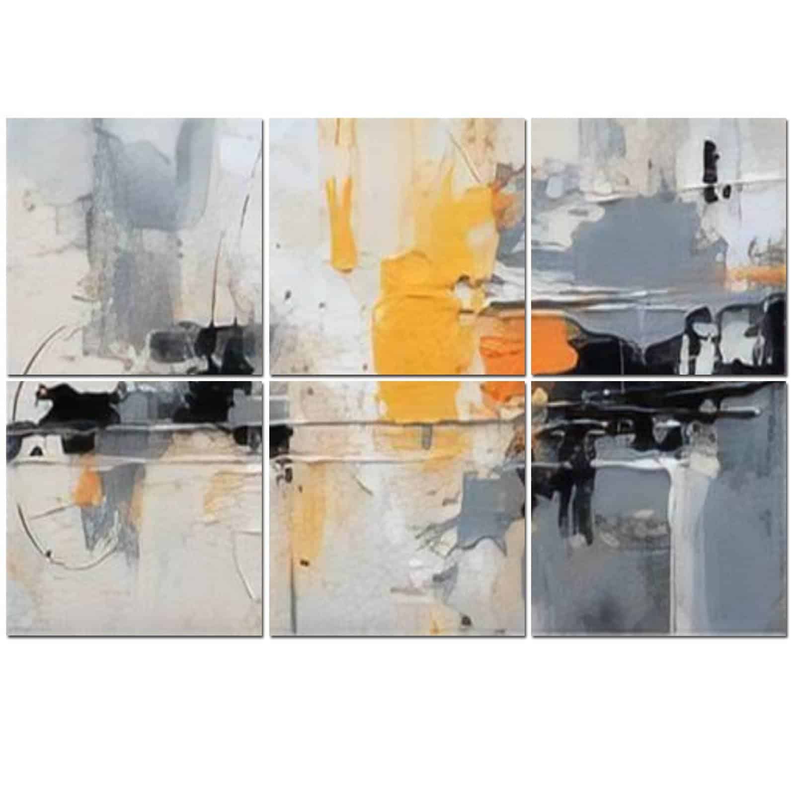 6 Pack Paneles Acústicos de Arte Abstracto Realismo Amplias