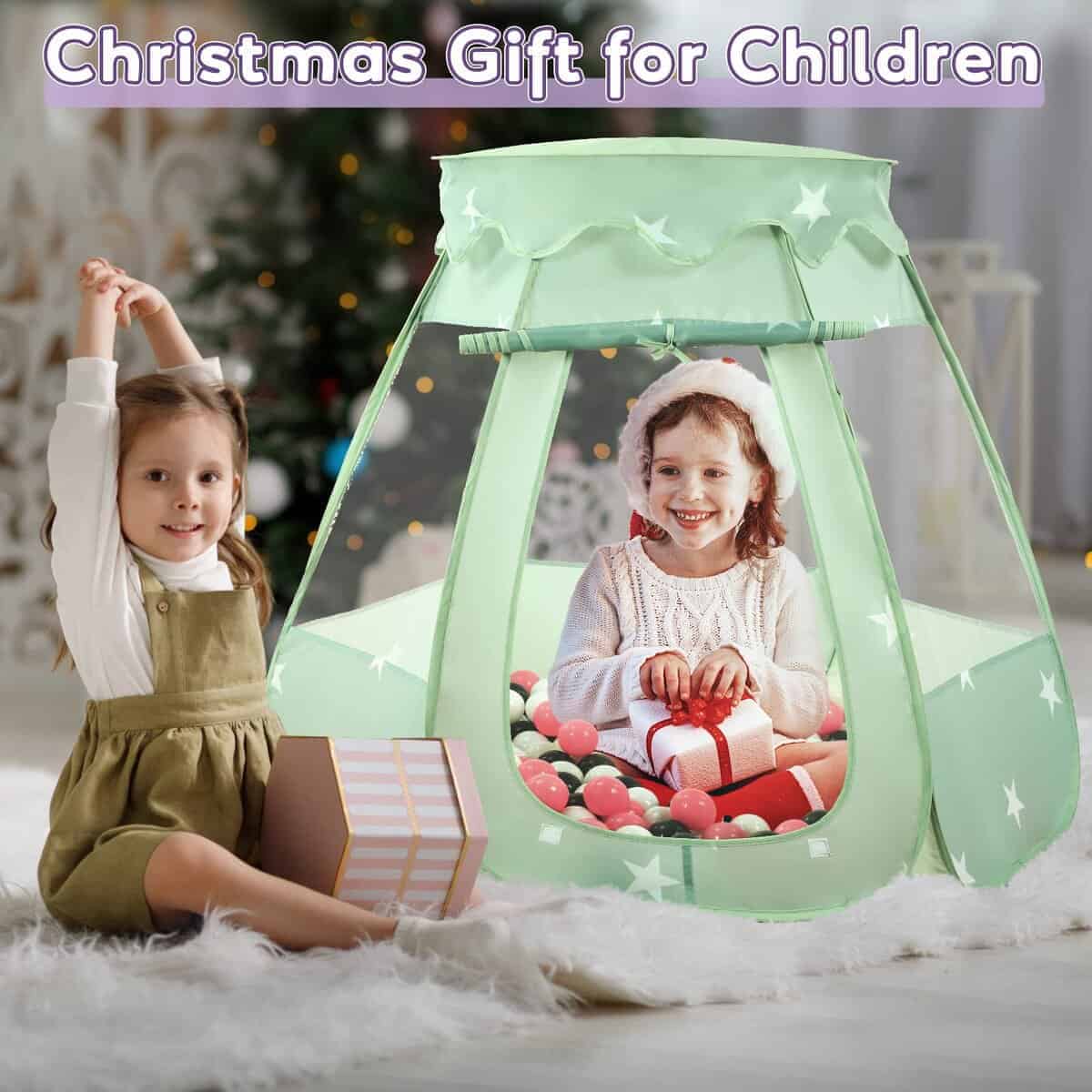 Tienda de bolas para bebés Wilhunter con 50 bolas - Para - Imagen 4