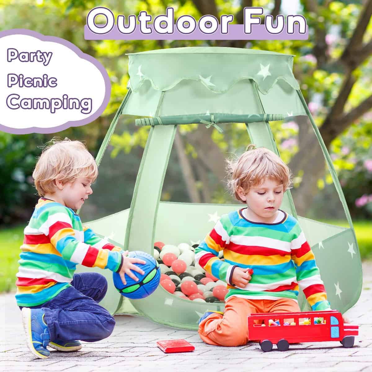 Tienda de bolas para bebés Wilhunter con 50 bolas - Para - Imagen 5