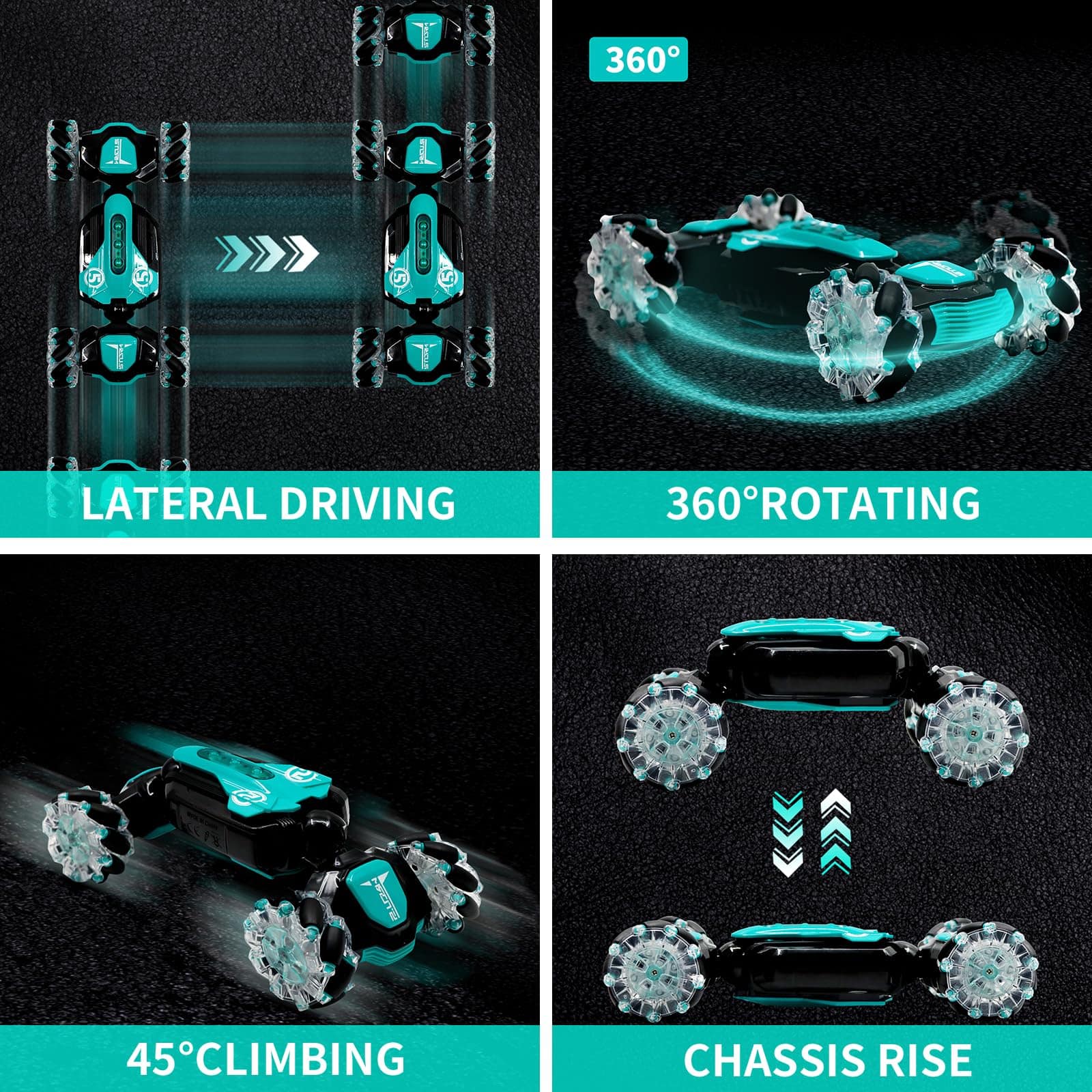 Coche de control remoto de gestos LZV, Coche de acrobacias - Imagen 4