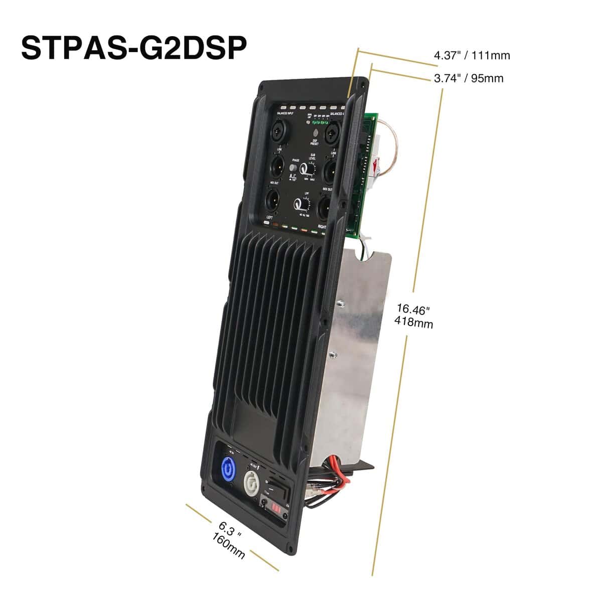 Amplificador de Placa de Clase D Sound Town 800W Continuos - Imagen 4