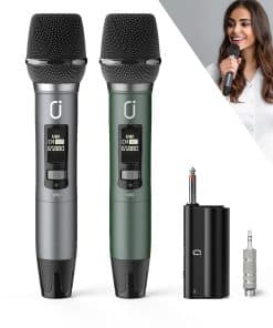 Micrófonos inalámbricos HWWR, micrófonos profesionales UHF