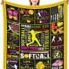 Manta de Softball Ultra Suave y Cálida - Regalo de Softball