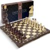Juego de ajedrez de madera de lujo Wegiel -Marrón