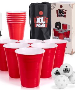 Juego de Pong XL - Set de Pong Gigante con Cubetas