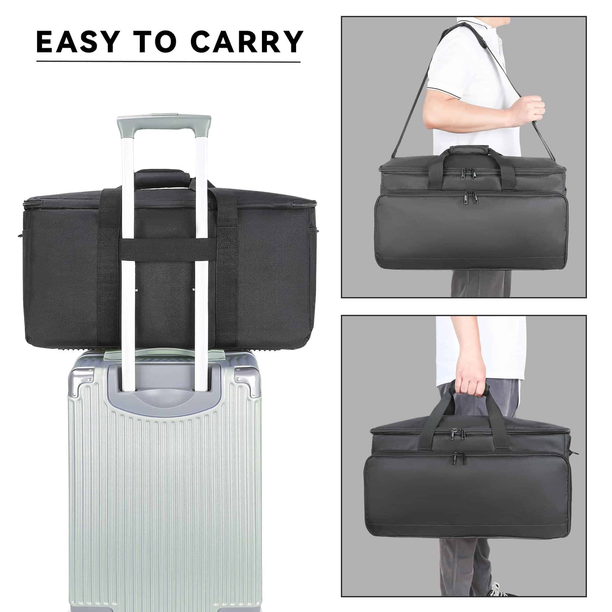 Bolso Grande para Cables para Músicos, DJs y Viajes de Alta - Imagen 8