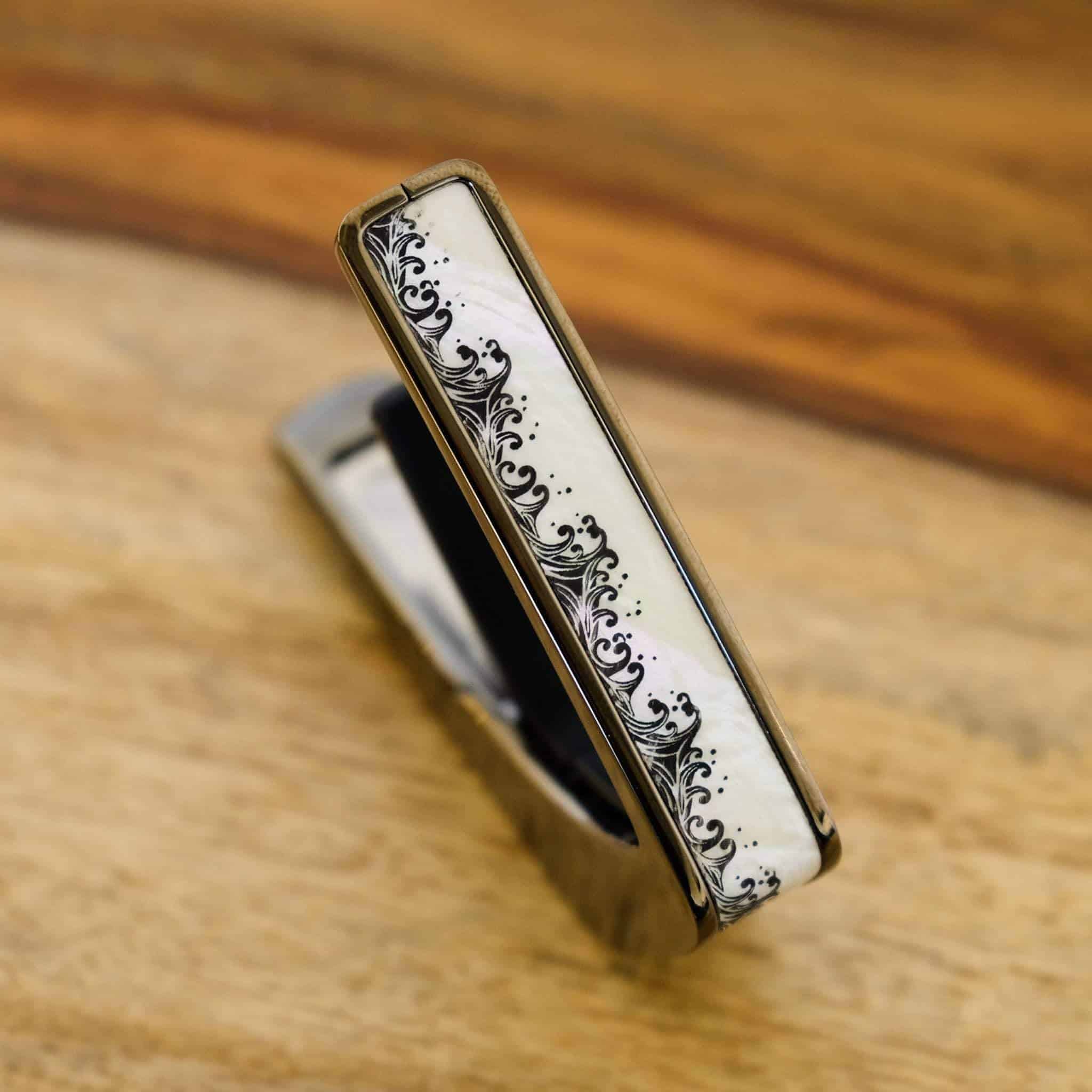 Thalia Guitar Capo - Serie Deluxe (Nuevo -Blanco - Imagen 4