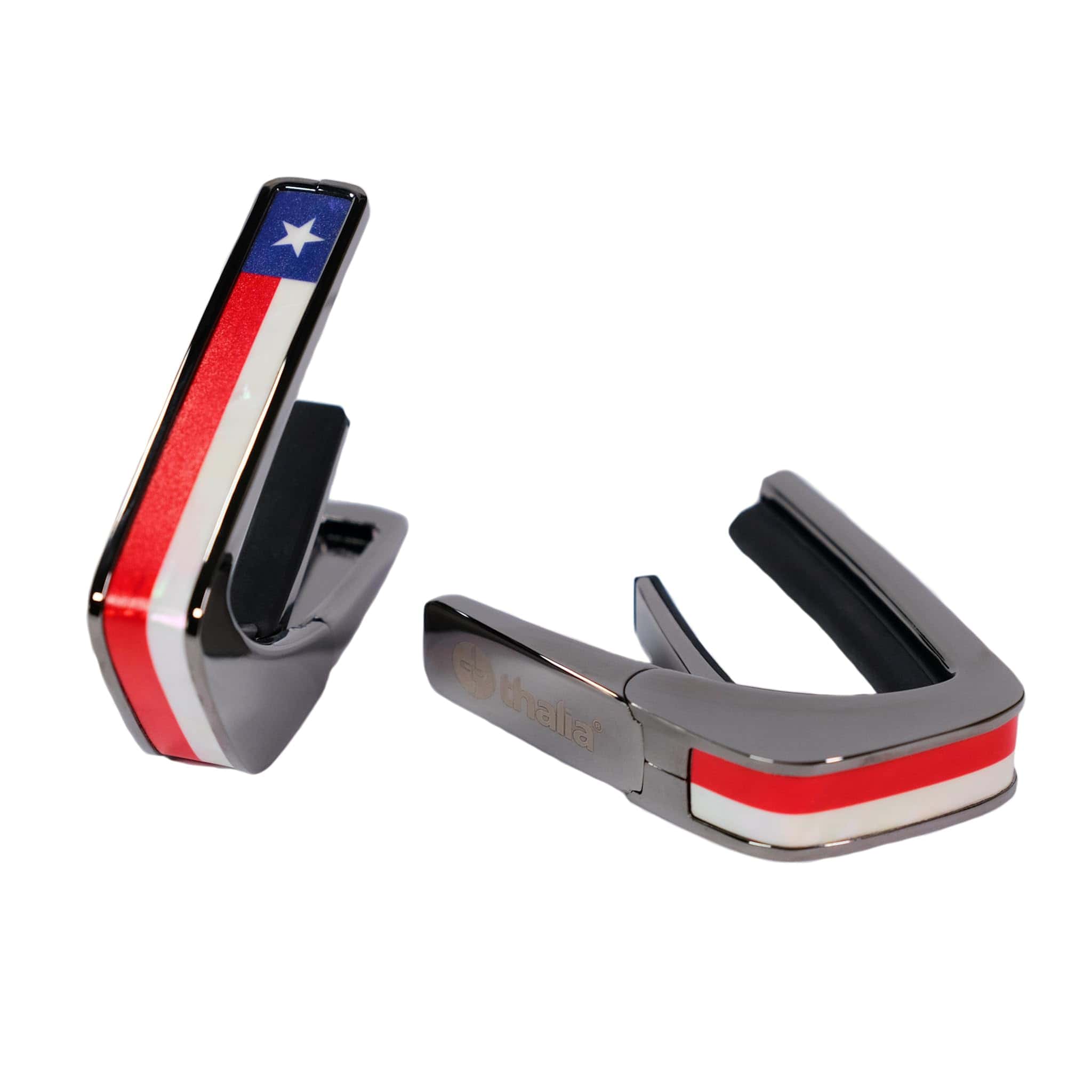 Thalia Guitar Capo - Serie Deluxe (Nuevo -Negro Cromado