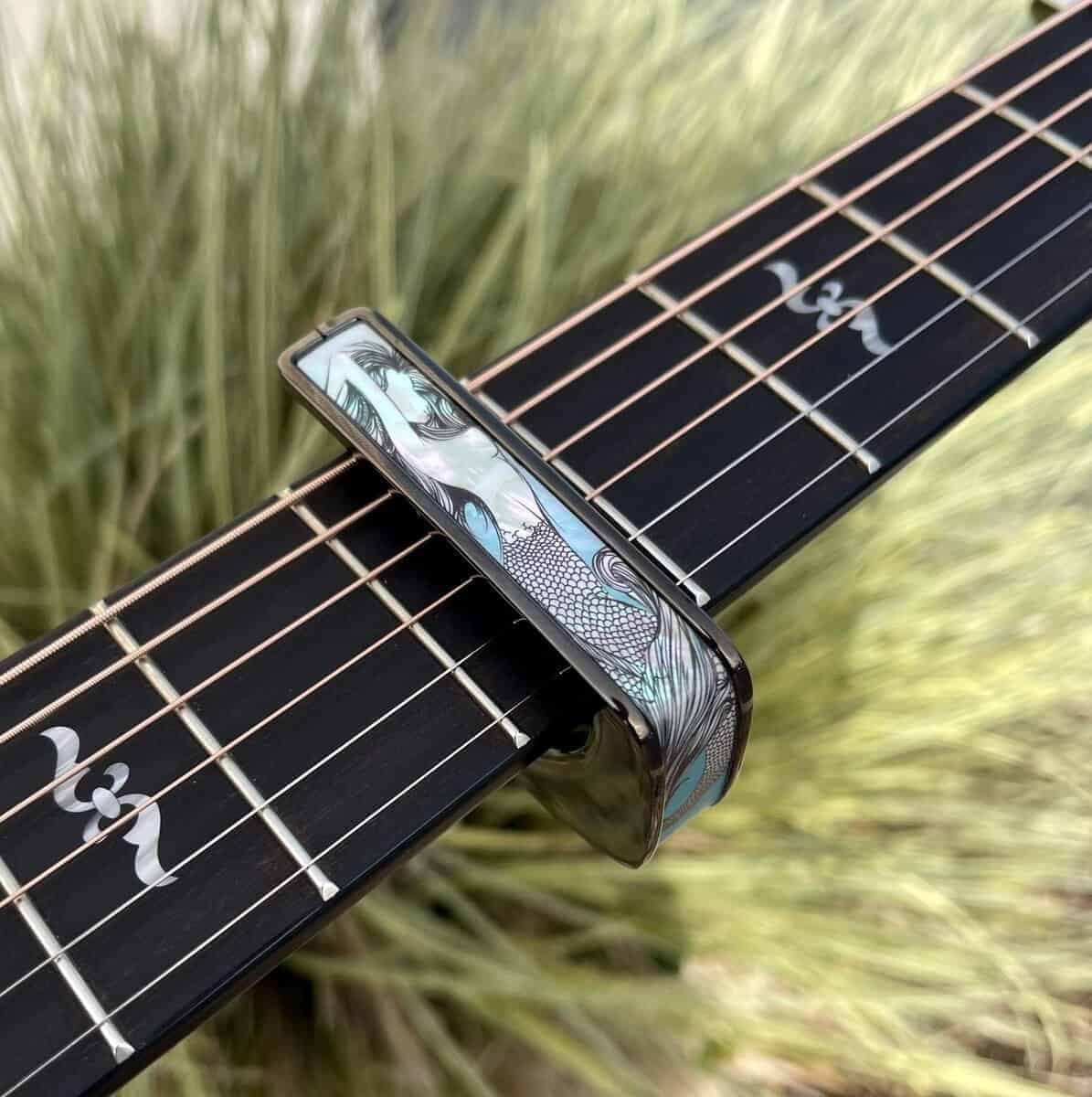 Thalia Guitar Capo - Serie Deluxe (Nuevo -Negro Cromado