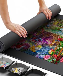 Tapete para Rompecabezas y 3 Bandejas para Puzzle, Tapete