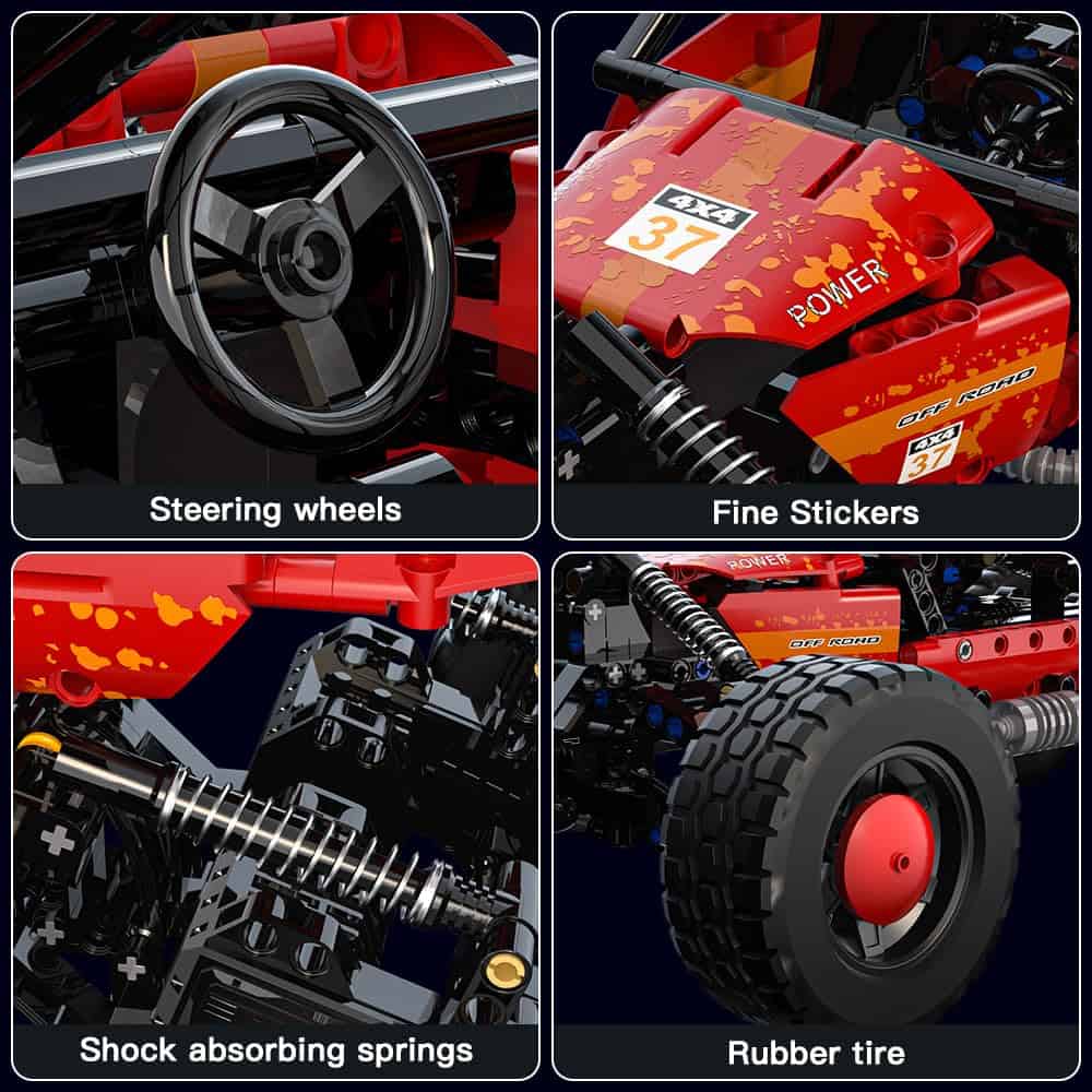 Mould King RC Cars Building Sets, Off-Road RC Car Building - Imagen 6