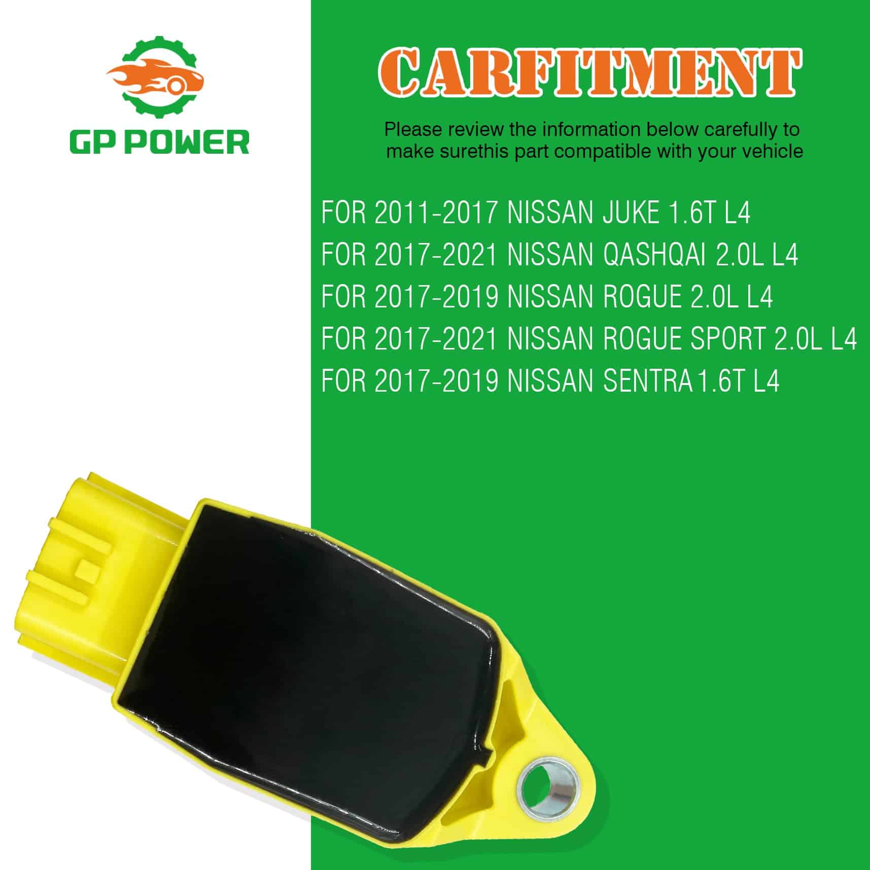 Conjunto de 4 bobinas de encendido GP POWER de reemplazo - Imagen 5