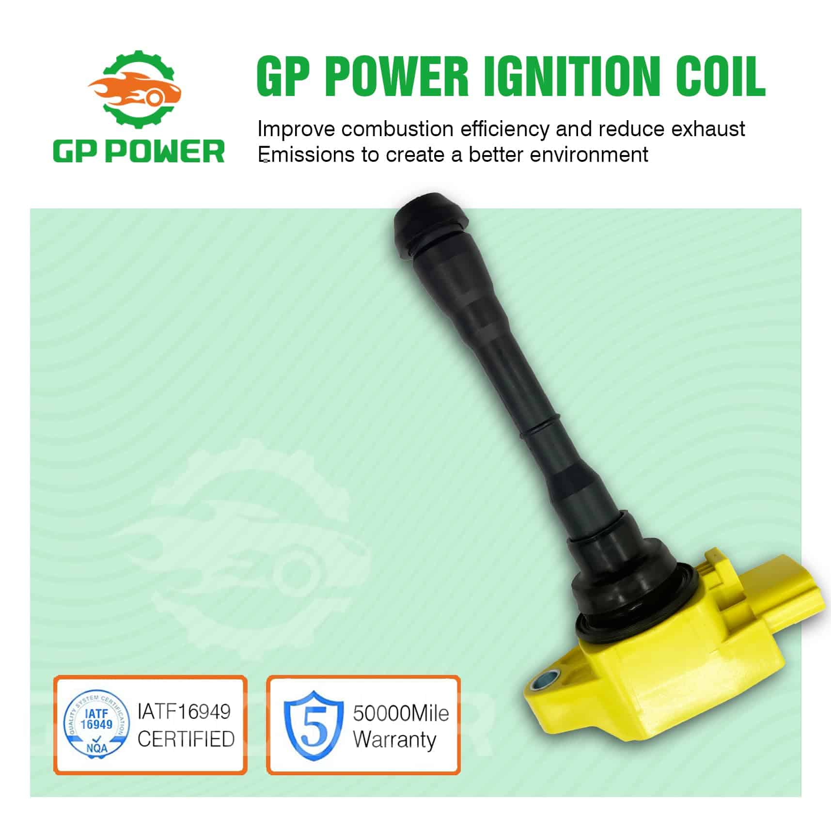 Conjunto de 4 bobinas de encendido GP POWER de reemplazo - Imagen 7