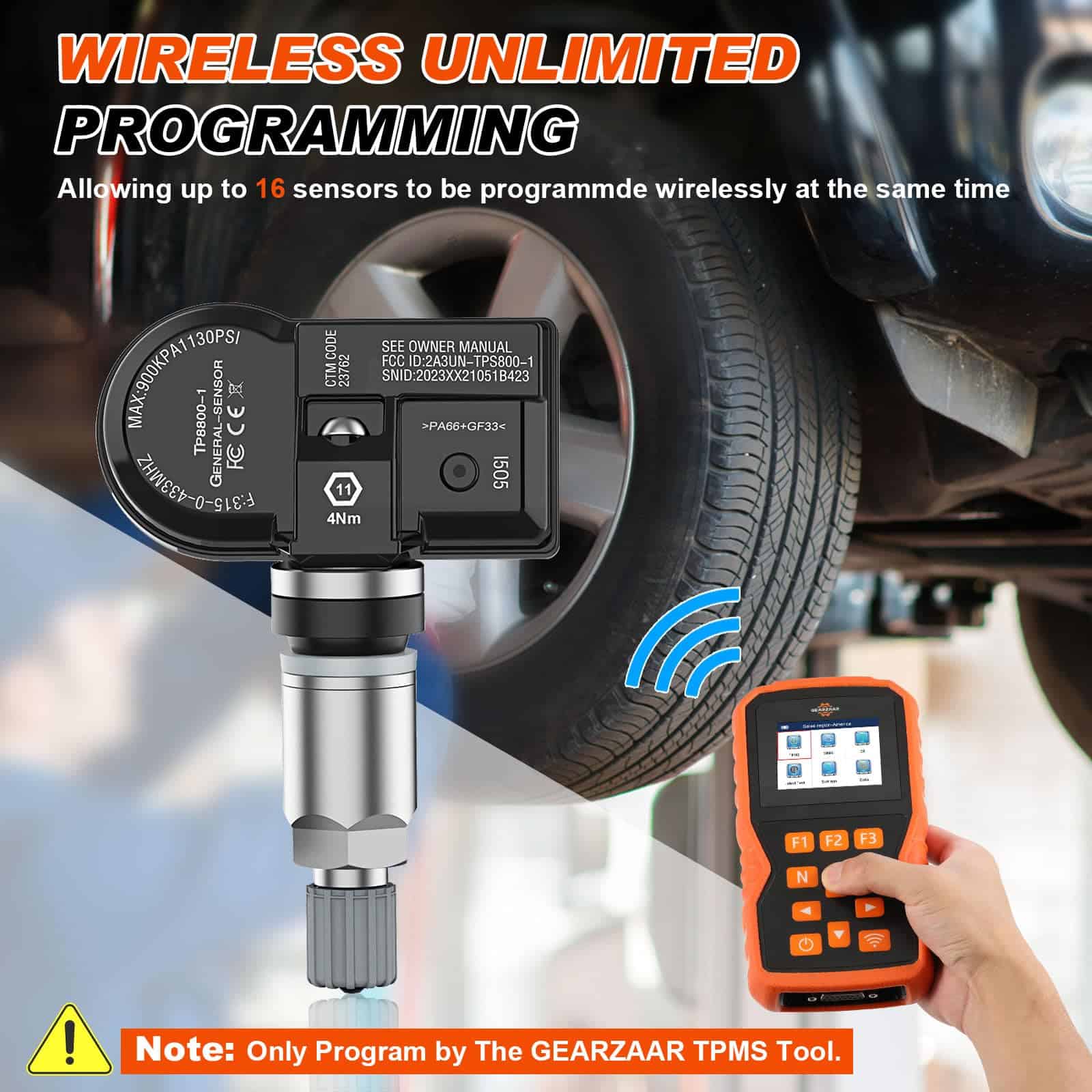 Sensor de monitor de presión de neumáticos GEARZAAR - Imagen 7