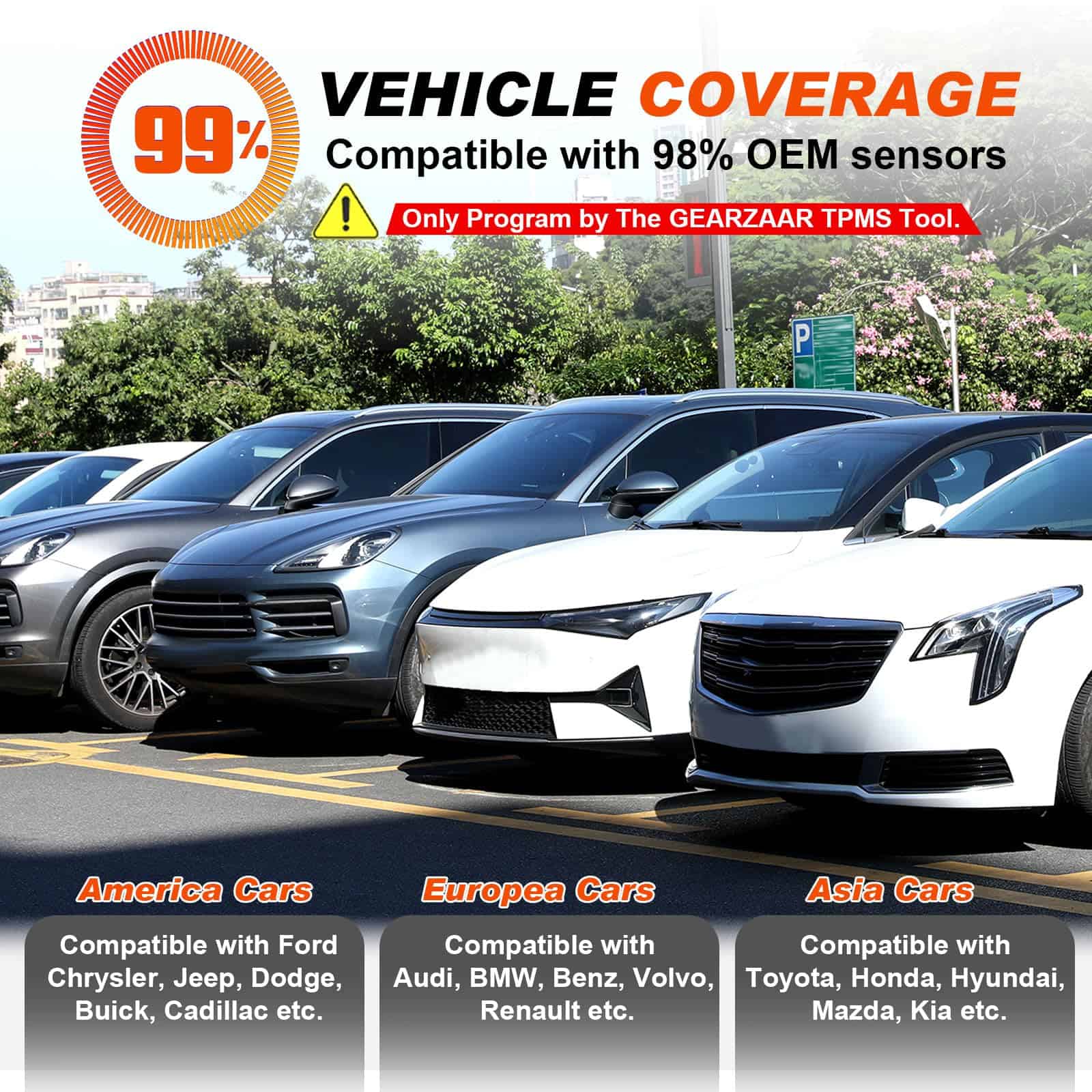 Sensor de monitor de presión de neumáticos GEARZAAR - Imagen 5