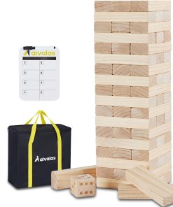 Torre Gigante de Bloques Aivalas Tamaño X-Large, 60 Piezas