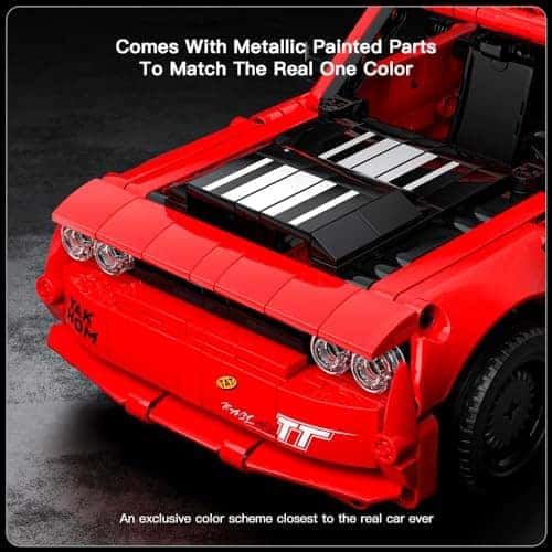 Mould King Car Challenger Hellcat Super Car Models Building - Imagen 6