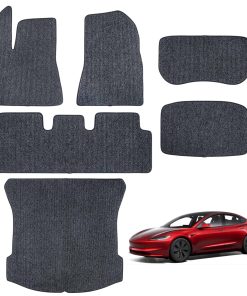 Tapetes de piso duraderos para auto Vogense para Tesla