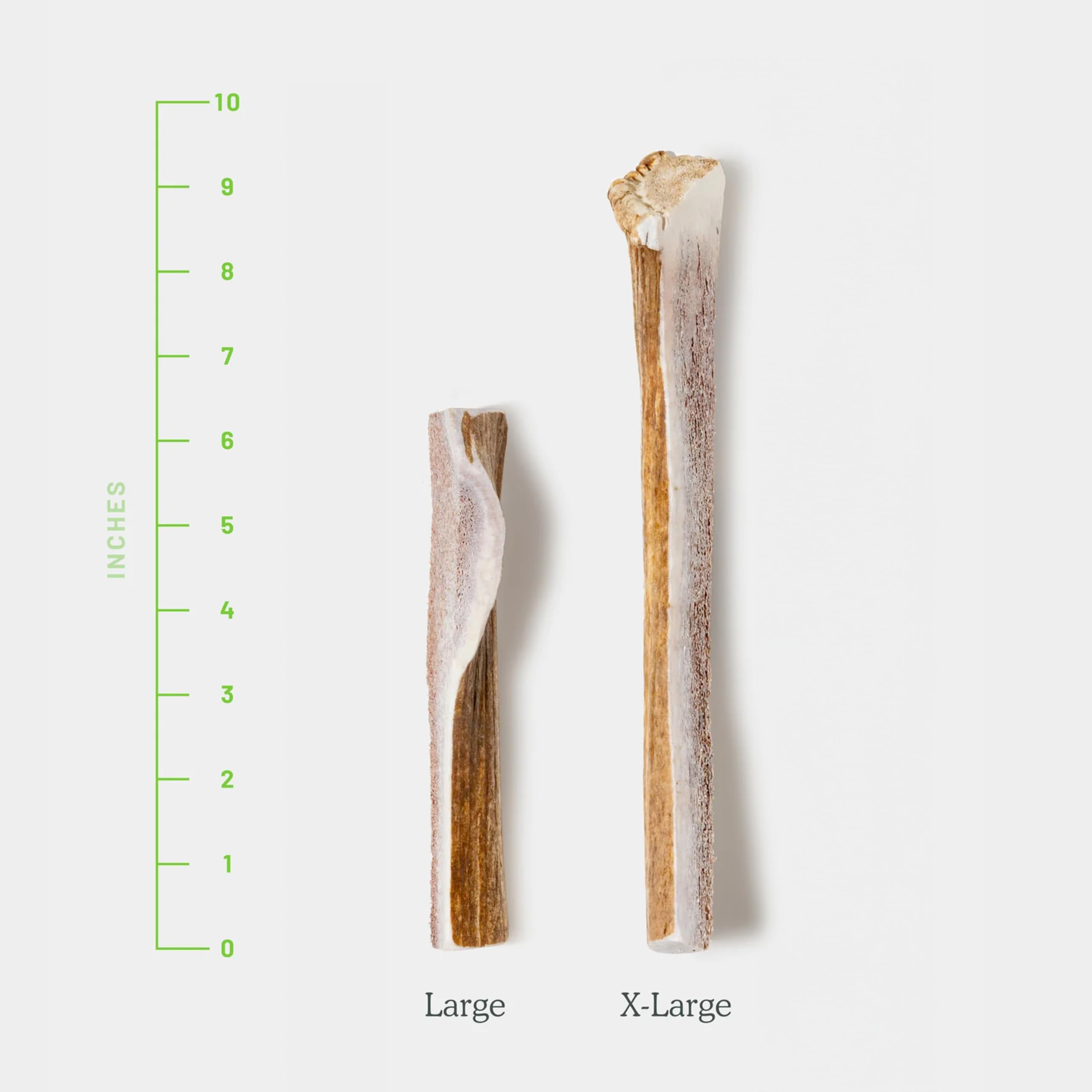 Get Joy Elk Antler Split Mordedura Natural para Perros, - Imagen 5