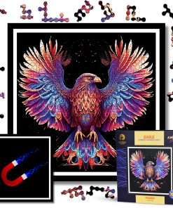 Rompecabezas Magnético Para Adultos Con Marco - -Águila