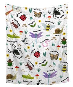 Manta de lanzamiento de insectos | Regalos para amantes de