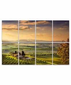 Paneles Acústicos de Arte, Toscana Maremma Mañana Brumosa