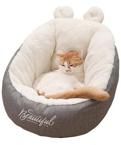 Casas de Cama para Gatos Cálidas y Gruesas Casa de Perro de