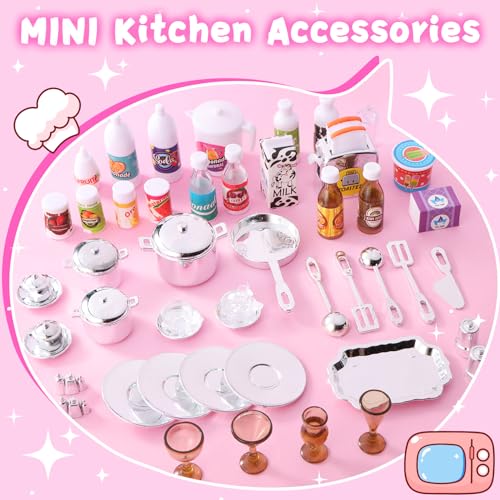 Cocina de Juguete Mastom para Niñas, Juguetes de Cocina - Imagen 6