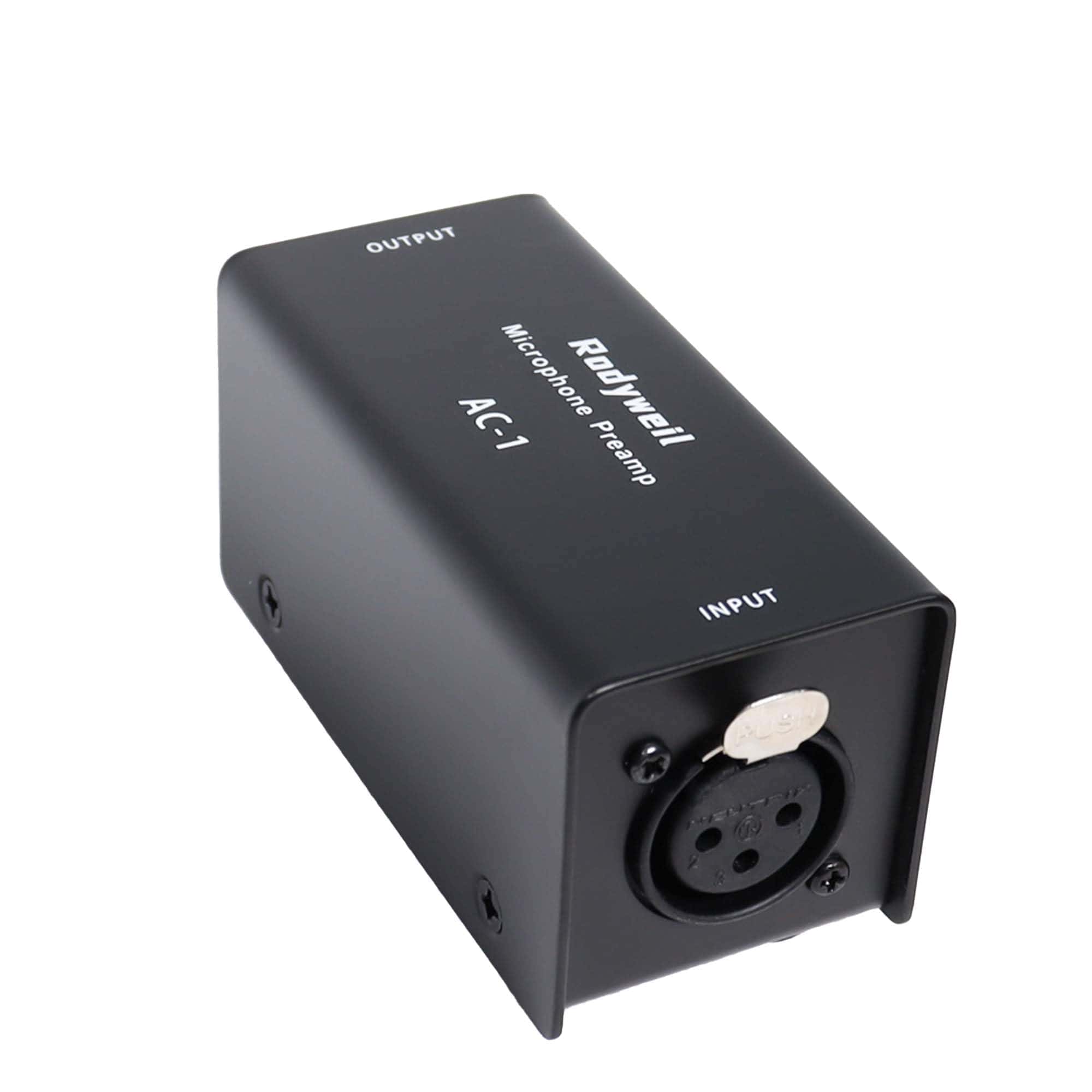 Rodyweil Micrófono preamplificador de ganancia en línea
