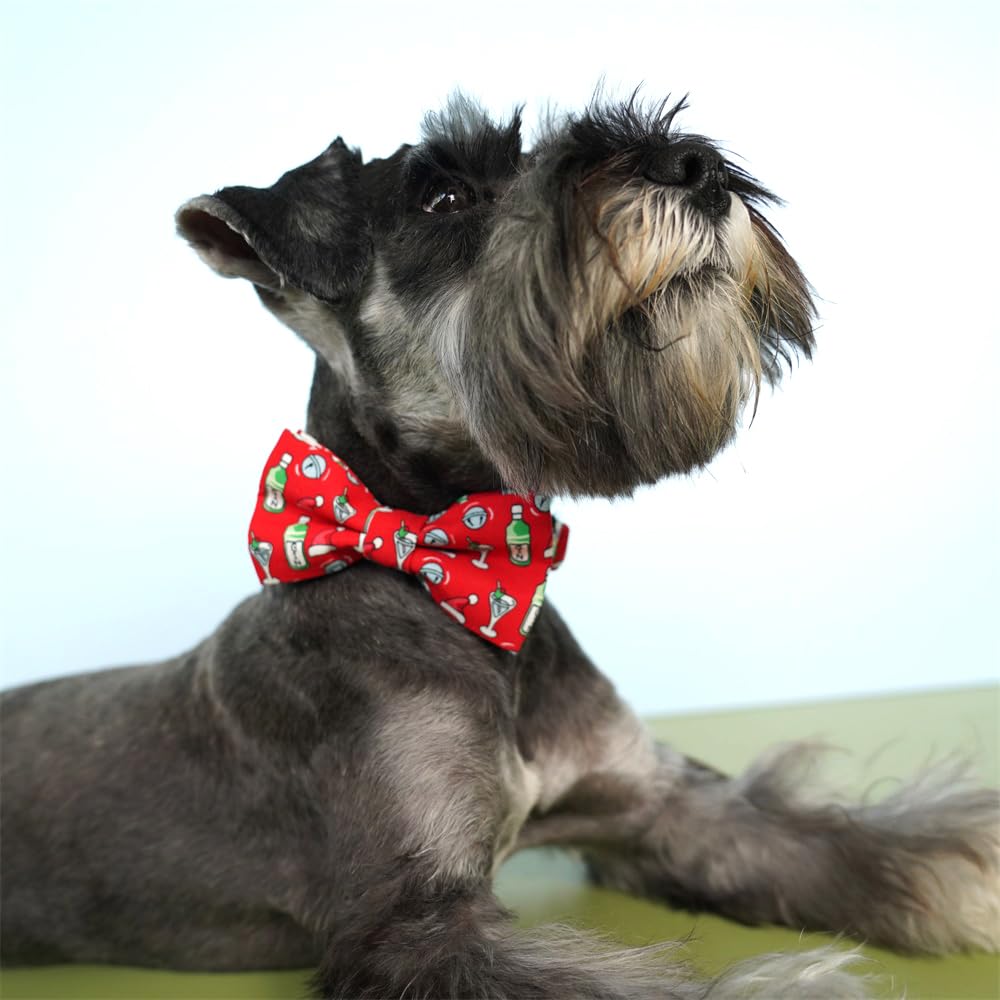 Corbata de moño para perro de Navidad | Moño único - Imagen 6