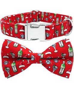 Corbata de lazo navideña para perros| Lazo único