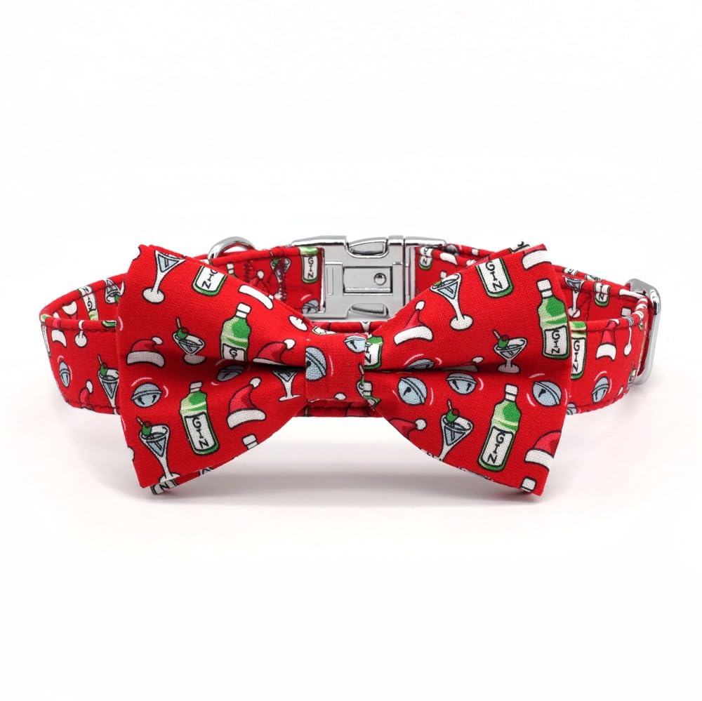 Corbata de moño para perro de Navidad | Moño único - Imagen 5