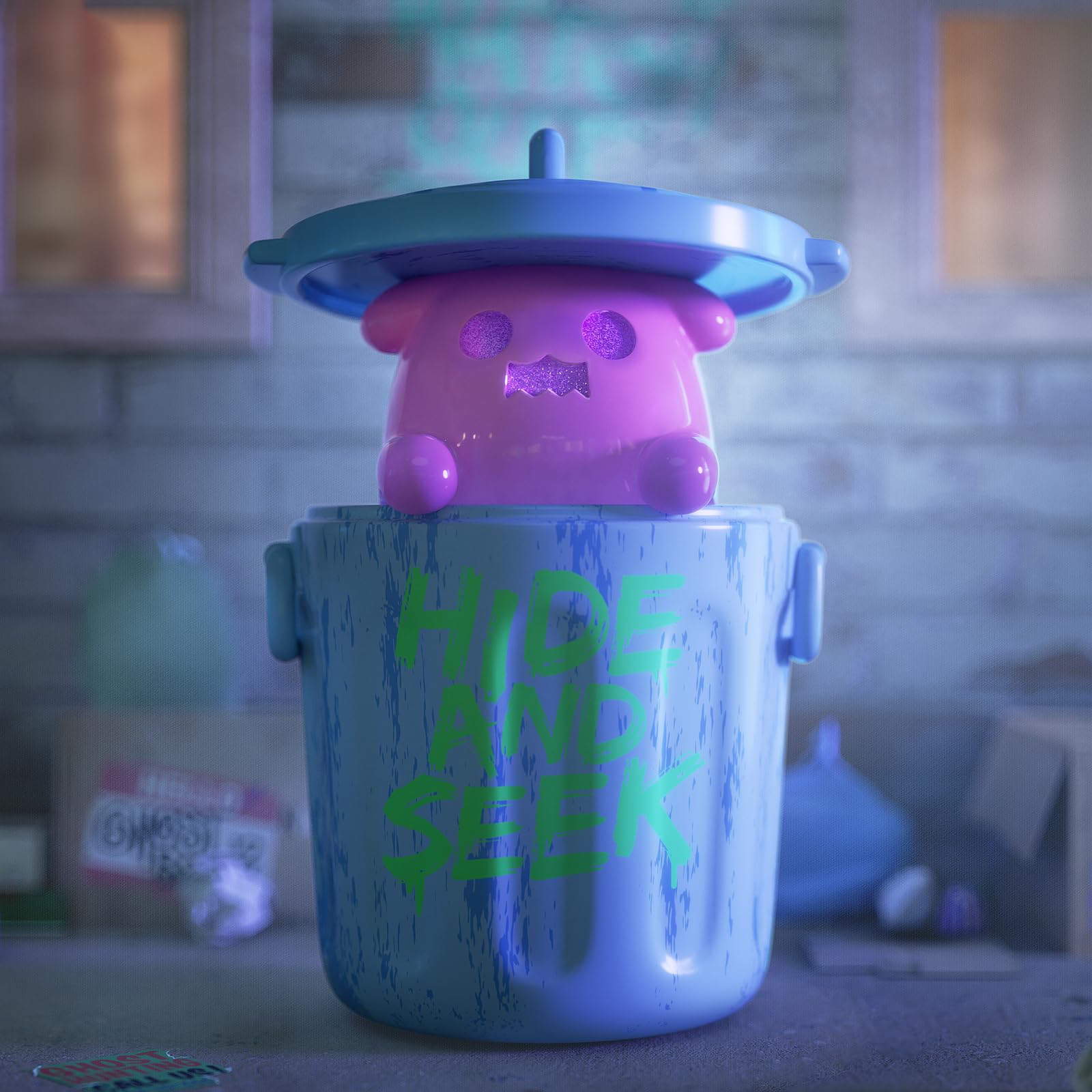 Conjunto Completo BEEMAI Ghost Bear House Series (Set de 12 - Imagen 9