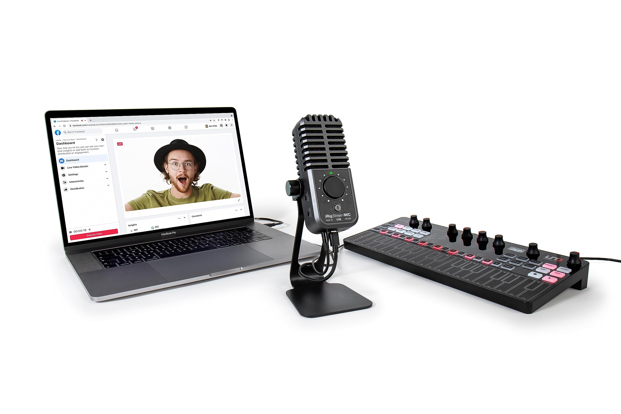 IK Multimedia iRig Stream Mic - Micrófono de condensador - Imagen 6