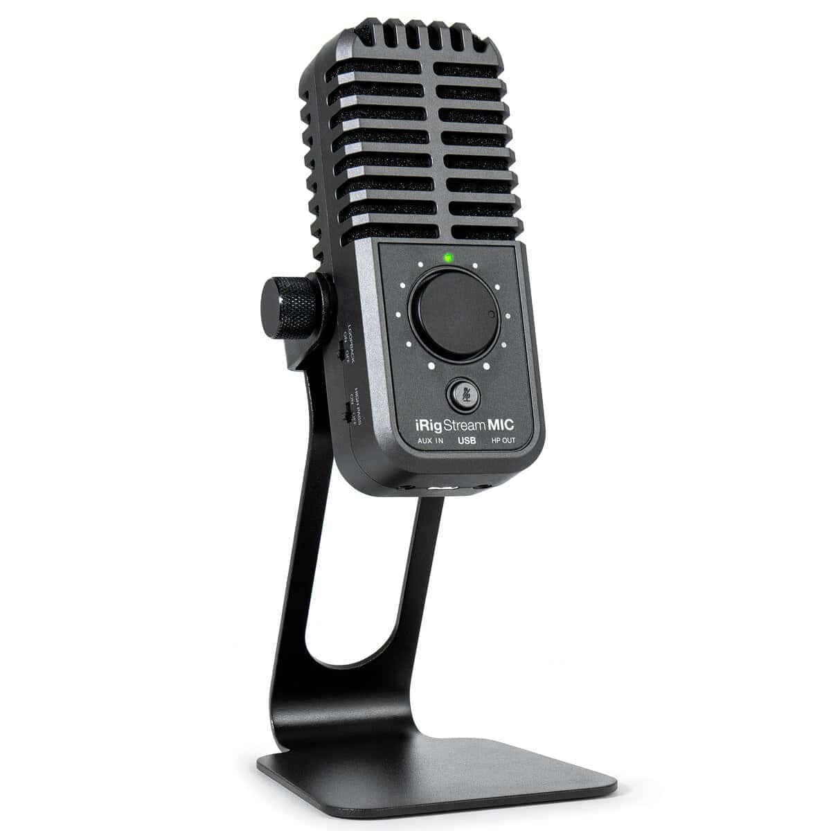 IK Multimedia iRig Stream Mic - Micrófono de condensador