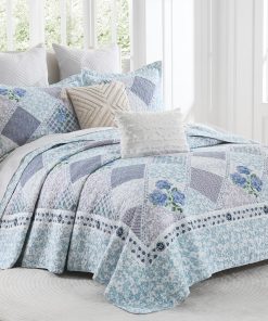 Colcha extragrande de 128x120 pulgadas 100% algodón