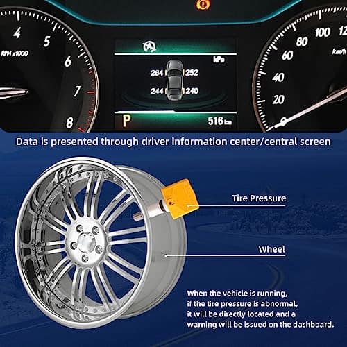 MACAX 4Pcs TPMS Sensor de Monitoreo de Presión de - Imagen 5
