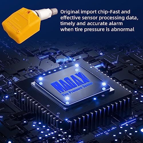 MACAX 4Pcs TPMS Sensor de Monitoreo de Presión de - Imagen 6