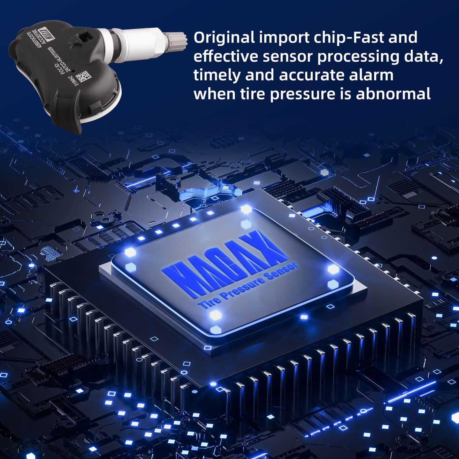 MACAX 4Pzas TPMS Sensor de Monitoreo de Presión de - Imagen 6